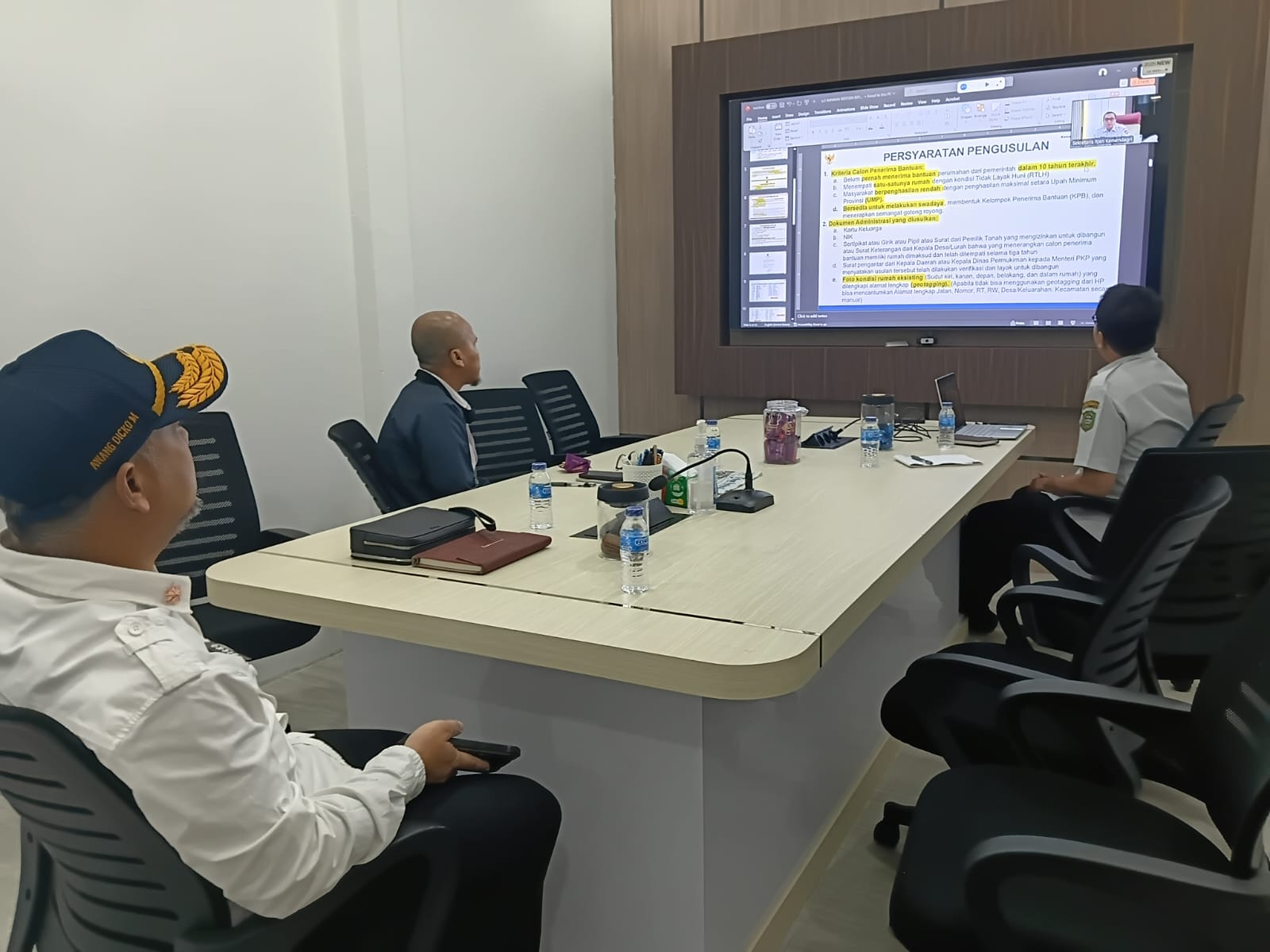 Rapat Percepatan Pengusulan Calon Penerima Program Bantuan Stimulan Perumahan Swadaya (BSPS)